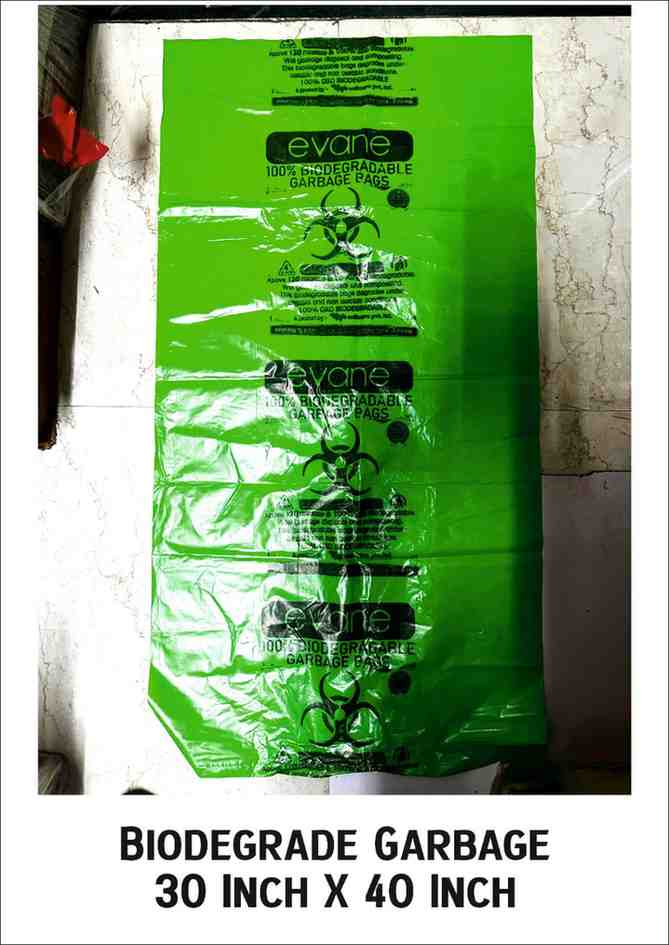 Biodegrade Garbage 30 Inch X 40 Inch In (1 Kg - aprox 7 Pcs)