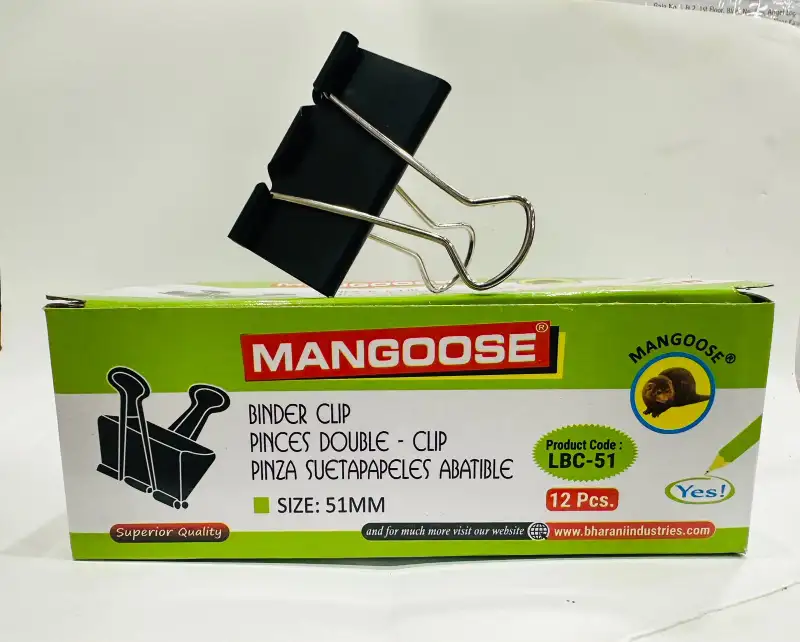 Binder Clip 51mm  ( In 1 Pkt - 12 Pcs)